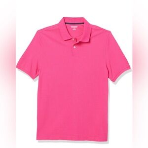 Amazon Essentials Men's Polo Shirts Short Sleeve, Slim-Fit Cotton Pique